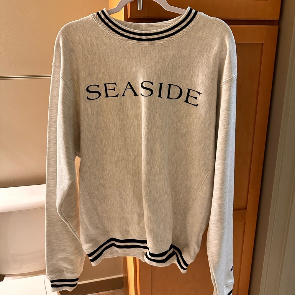 Grey Unisex Reverse Weave Sweatshirt
